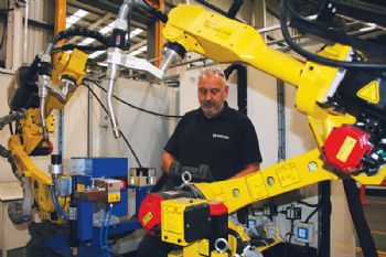 Sertec invests in new robot welding cell