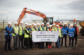 Construction starts at Stansted Airport College