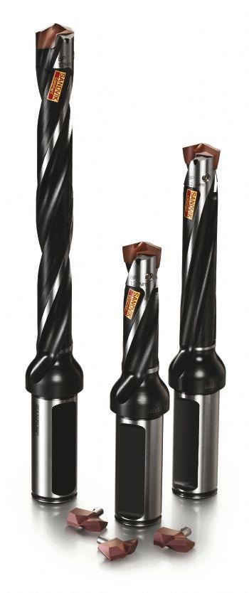 New generation of exchangeable-tip drills