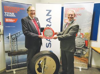 Award for Dowty sprung undercarriage wheel