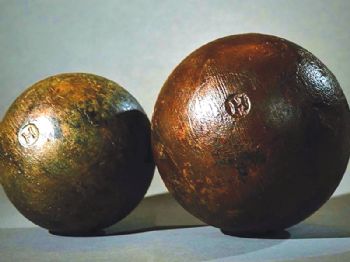 The science of preserving Tudor cannonballs
