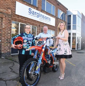 Sarginsons sponsors Motocross pursuits