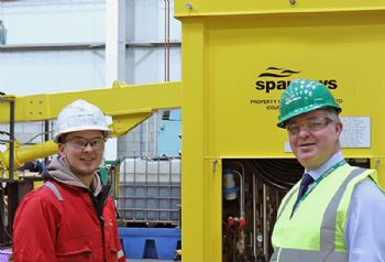 Aberdeen-built luffing cranes showcased to MP