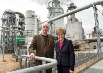 First Minister opens Norbord’s Inverness plant