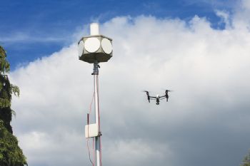 Drone surveillance system at Southend airport