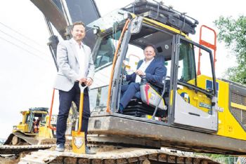 Ground-breaking ceremony at Tiger Trailers
