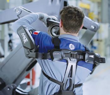 Comau launches exoskeleton in Munich