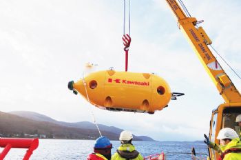 Japanese AUV trials at The Underwater Centre