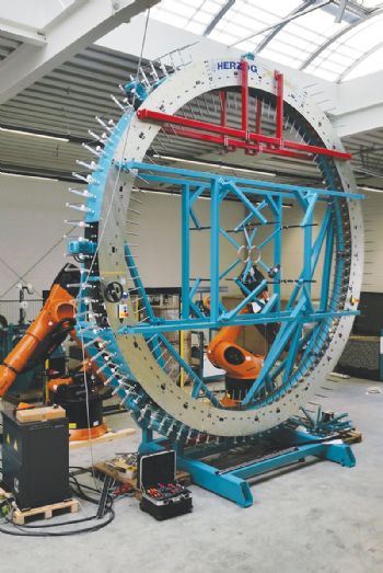 UK’s largest radial braider under construction