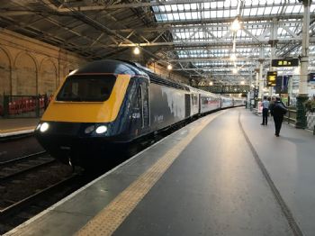 Upgraded ScotRail HST train arrives in Scotland