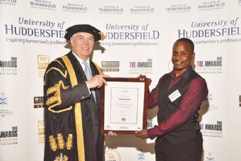 Huddersfield student receives Chancellor’s Prize