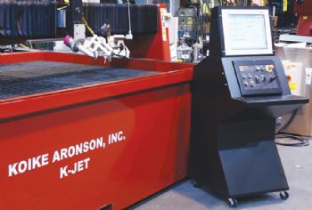 Five-axis water-jet cutting system partnership