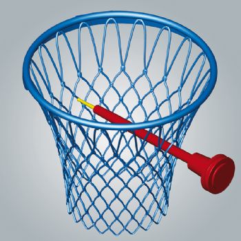 ‘Basketball hoop’ milled with five-axis technology
