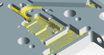 CAM software with Adaptive Solid-Pocket Process