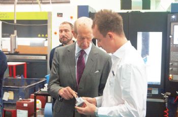 Royal visit for Harlow Group