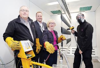 Fabrication firm unveils new powder coating plant