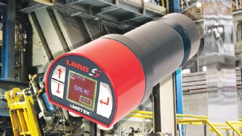 Temperature measurement solution for steel strip