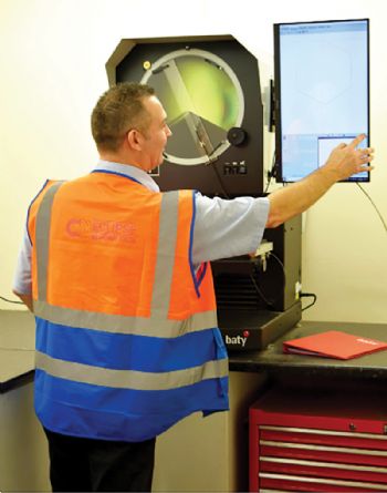 Baty profile projector ensures quality at Eclipse