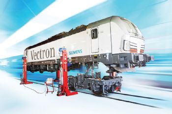 Heavy-duty four-post lifts for the rail sector