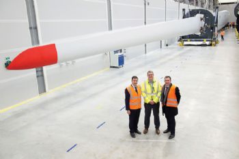 First carbon-fibre blade for East Anglia ONE wind 