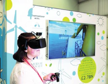 Virtual reality training for the renewable-energy