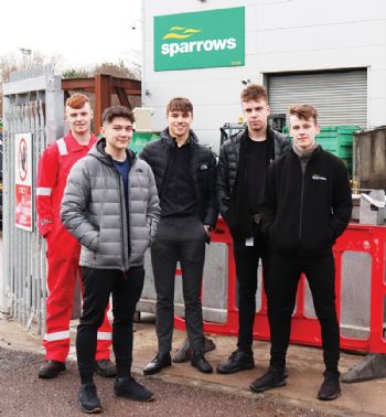 Sparrows Group recruits six new apprentices