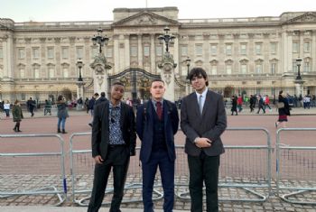 Young innovators celebrate at Buckingham Palace