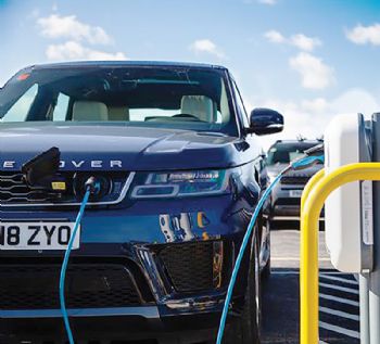 JLR installs 166 electric outlets at Gaydon