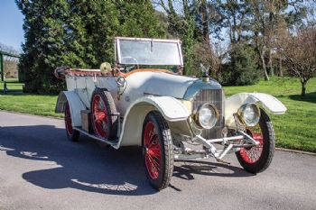Rare 1912 Austro-Daimler  on show at Beaulieu