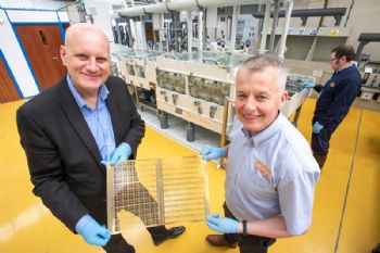 £500,000 investment etched in metal 