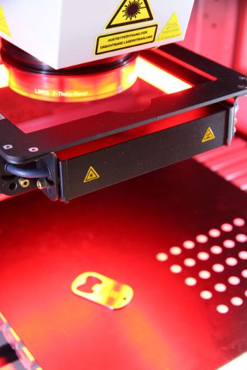 Laser marking system handed over to university