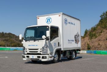 ZF unveils electric truck prototype for Japan