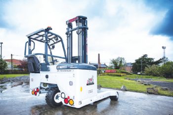 Hiab delivers 75,000th Moffett fork-lift