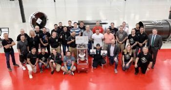 Rocket Lab celebrates 100th Rutherford engine
