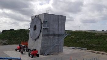 Work begins on wind-turbine blade test stand