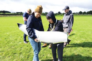 Korean students glide out of the AMRC