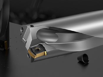 Indexable drill for deep holes