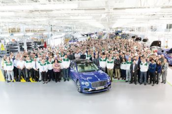 Bentley Flying Spur production underway