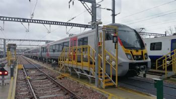 Electric commuter trains arrive in Essex