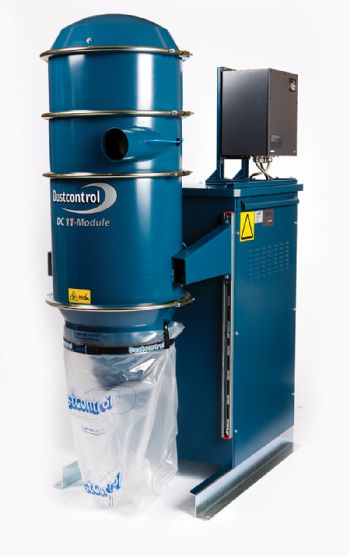Fixed and mobile cyclone-based dust extractors