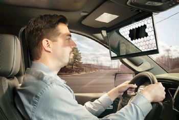 Bosch engineers are ‘innovating’ the old sun visor