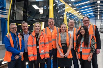 Class 777 train welcomed to Liverpool region
