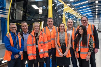 Class 777  train welcomed to Liverpool region