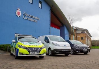 Gloucestershire police take charge of 75 EV's