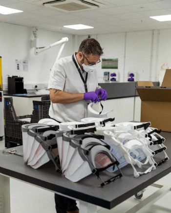 JLR starts production of 3-D printed visors