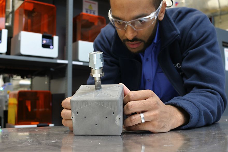 3-D printed nanosatellite fuel tank developed