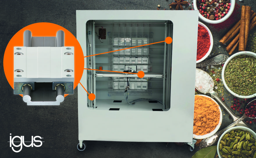 Igus supports spice vending machine project