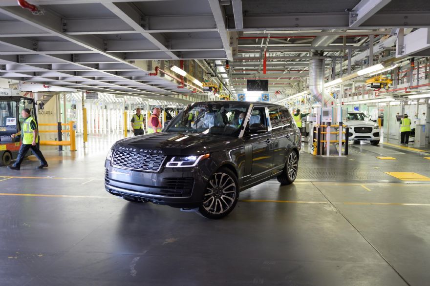 First Range Rover produced after lockdown