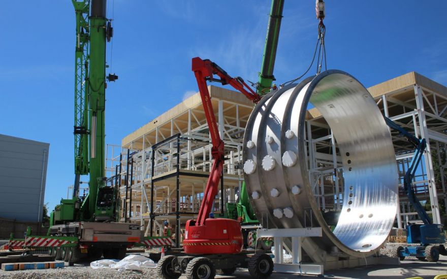 Huge test chamber arrives to boost UK space sector