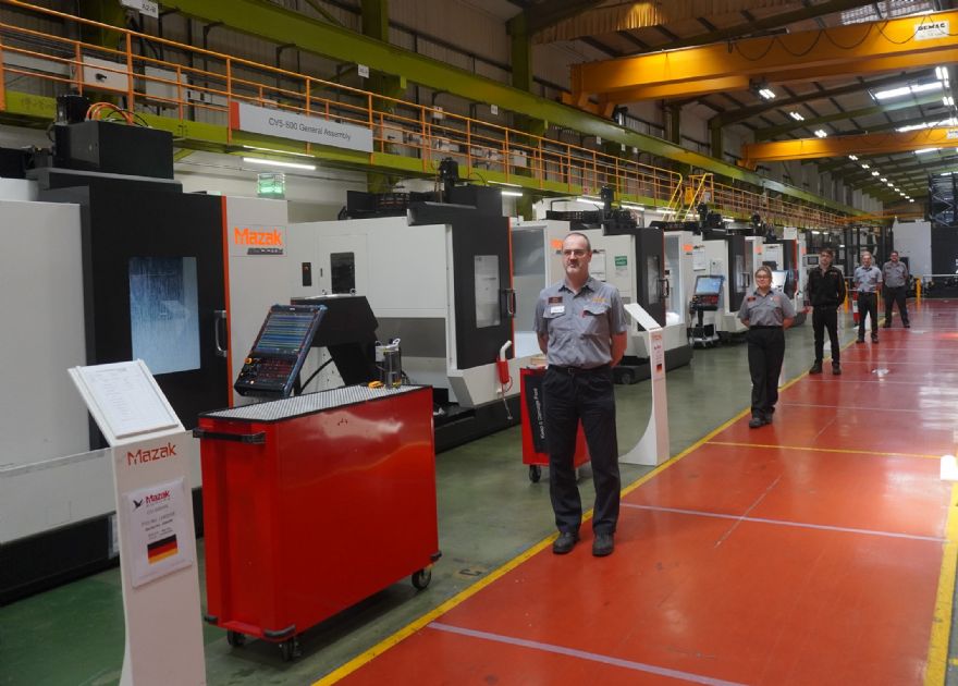 Mazak increases UK production following lockdown